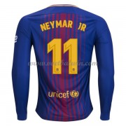 La Liga Voetbalshirts Barcelona 2017-18 Neymar Jr 11 Thuisshirt Lange Mouw